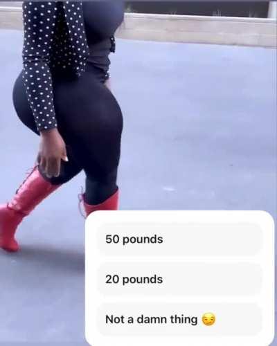 How many pounds should she lose?