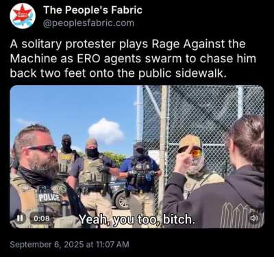 At the Broadview ICE facility today