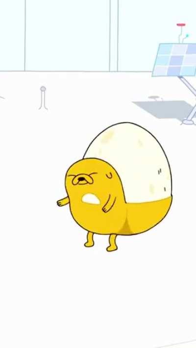 What are you doing with that egg?