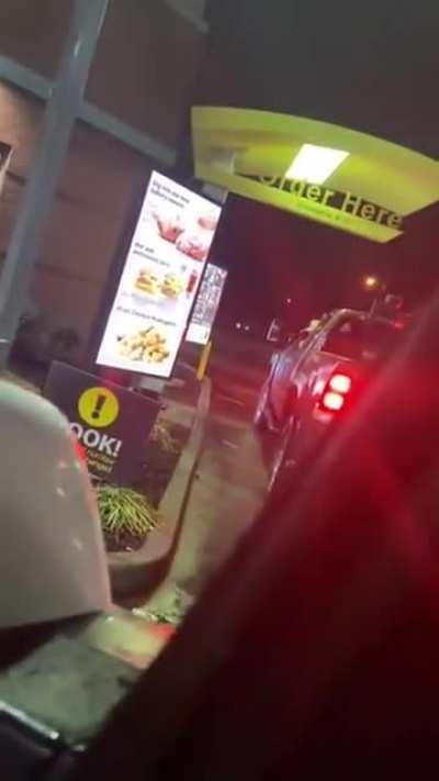 Get your bitch ass out of the drive-thru!