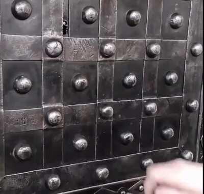 Antique safe made in France around ~1780 / 1810. With three keys and a combination of ordered switches.