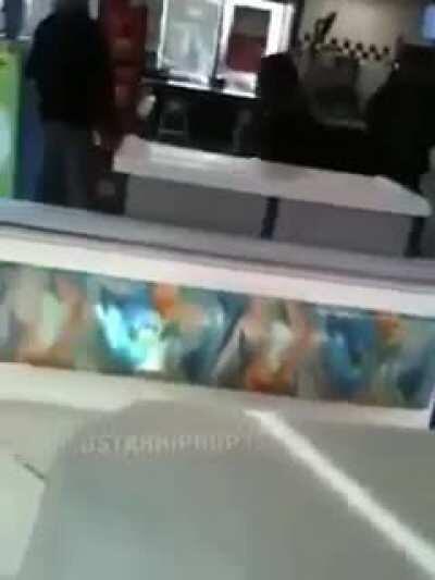 WCGW if I throw soda in person's face who is peacefully eating lunch