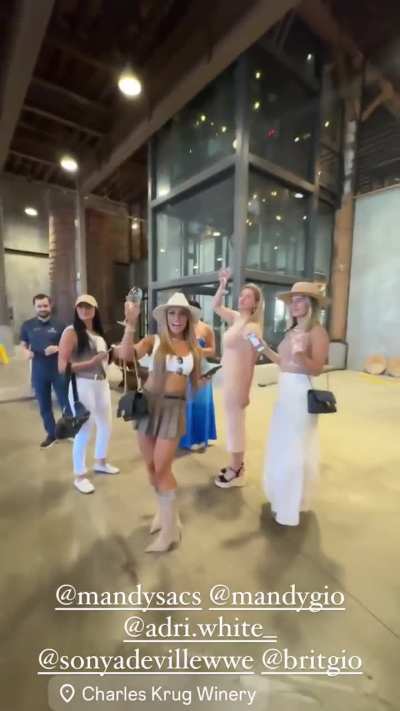 Mandy Rose is ready to drink