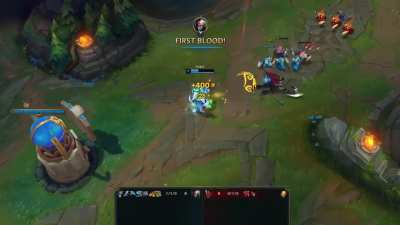 How to beat Darius level 1 as Singed