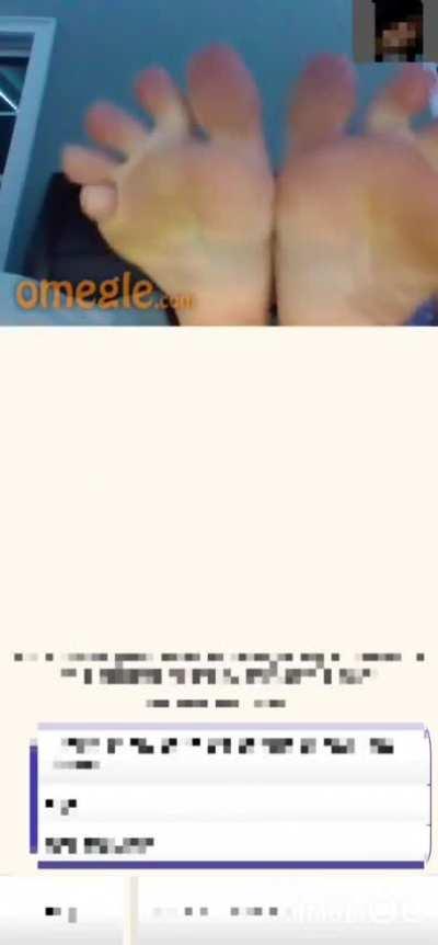 Add my telegram📲 ~OmegleFeet4 for Omegle content and more😊 My telegram is~OmegleFeet4