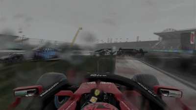 I'm not sure the Zandvoort track is quite ready yet...