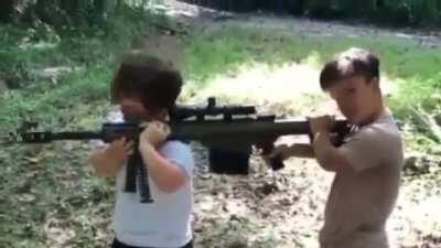 little men with big guns