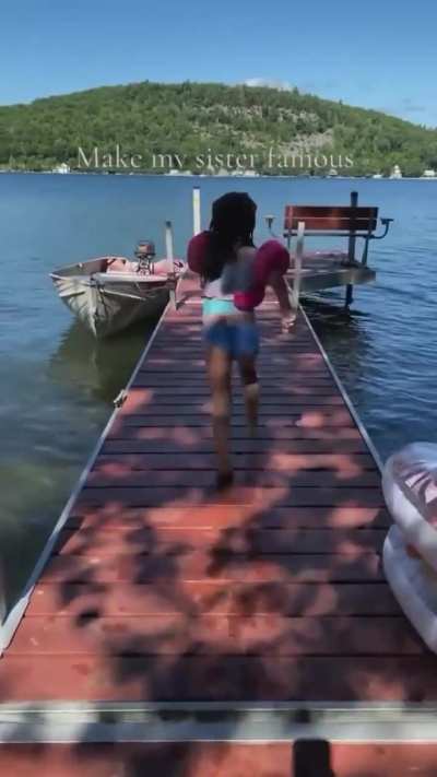 Covered her nose way too early..