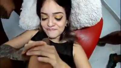 The Way He Uses Her Throat