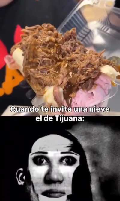 Dije, quiero un postre no al pastor