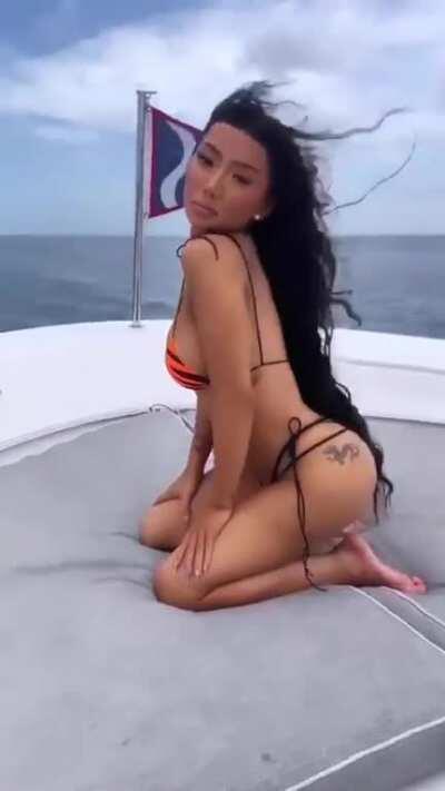 on boat 1