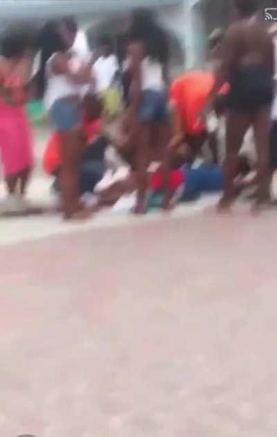 When sosa shot ole boy at the beach