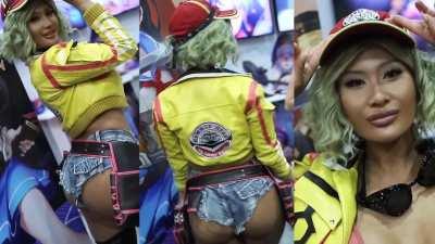 South Asian Ass Booty Cosplay - Anime Expo LA 2018