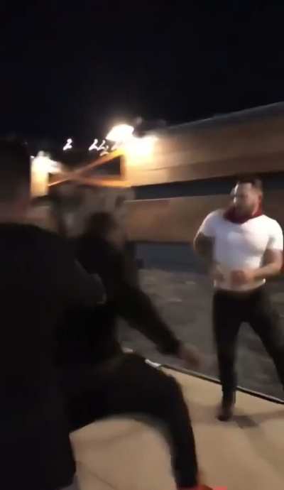 After club night fight mayhem