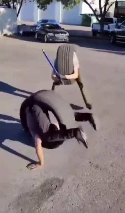 tire fight