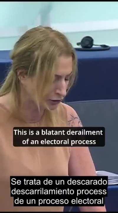 Diputada Irlandesa del Parlamento Europeo hablando de la situaciÃ³n en Guatemala