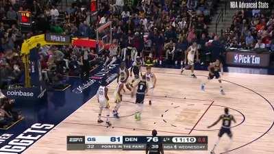 [Highlight] MPJ with the fading deep 2 to beat the shot clock