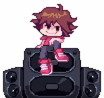 Pixel Guyfriend, Look at Him Go. He So Smug
