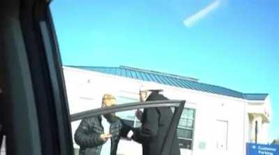 Prankster fakes vomiting on an Uber driver