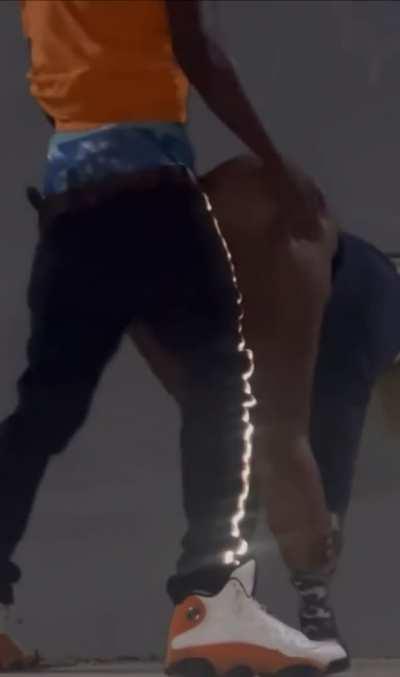 Had to bend her over outside