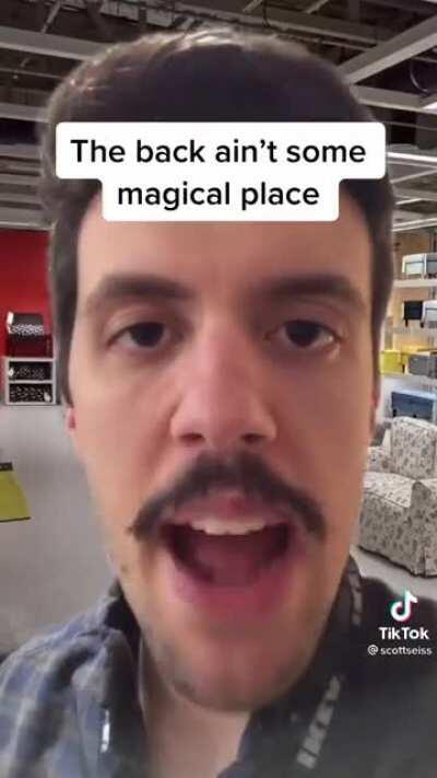 “Can You Just Check In The Back?”