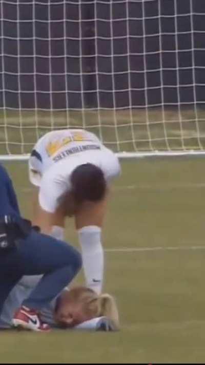 Getting kicked from behind