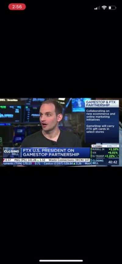 Brett Harrison on Gamestop Strategic Partnership today, 9/12/2022