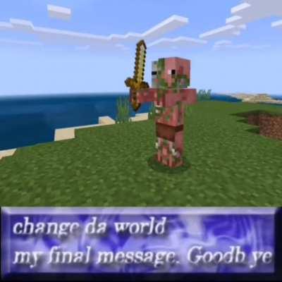 Goodbye zombie pigman.