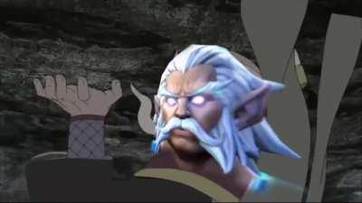 When you try to fight smurf Invoker