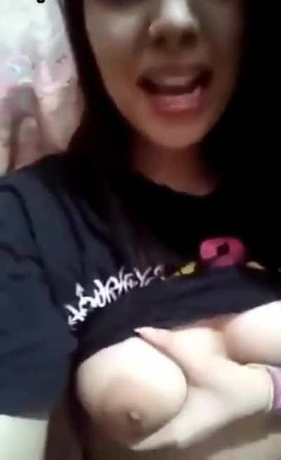 Desi Naughty Girl Asking BF to Feed her B00Bies.. 