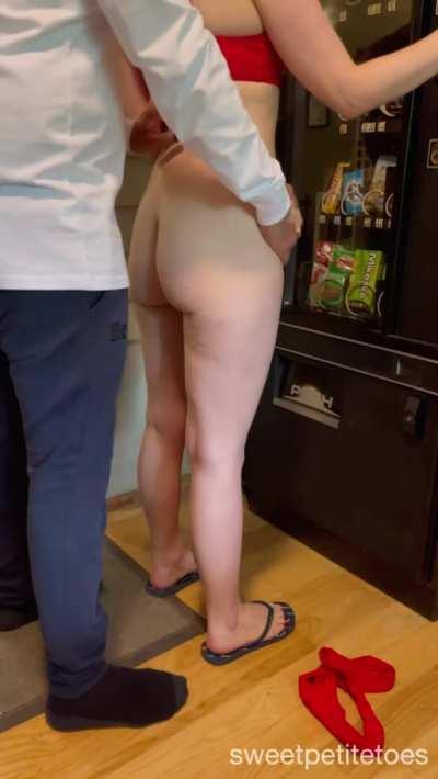 Stripping in the pool changing room