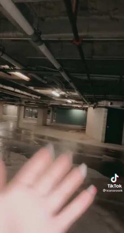 Poor woman may need an ice-pick to get to her car now