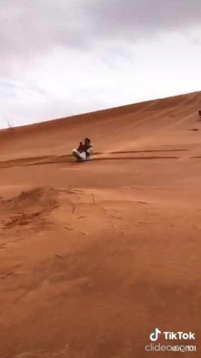 Sand sliding