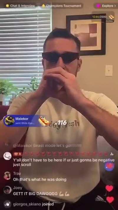 AYOOOO HE FREAKED💀💀💀