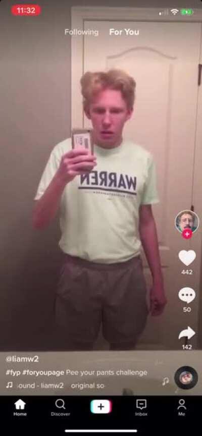 Pee your pants challenge!! 😎💦