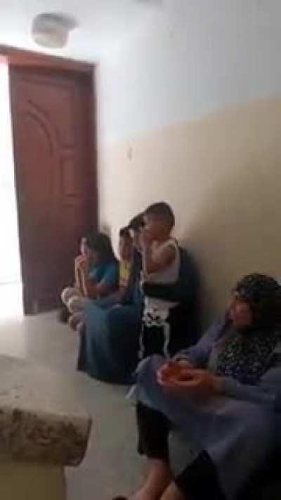 Gaza - Israel bombs a family home while they are in it, elders, women and children.