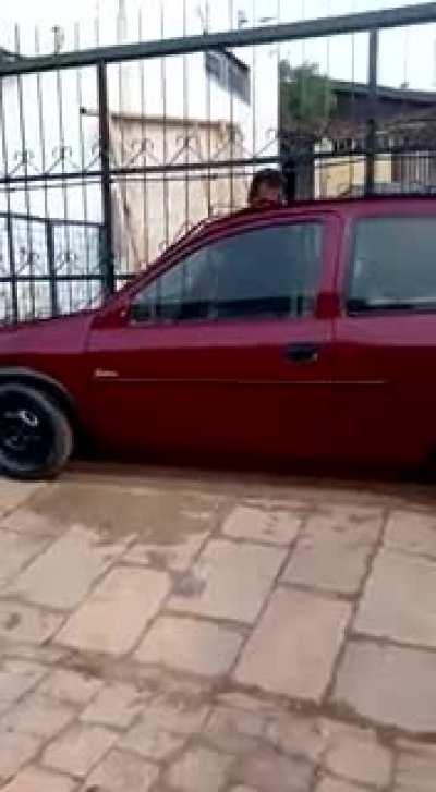 DIY electric garage door