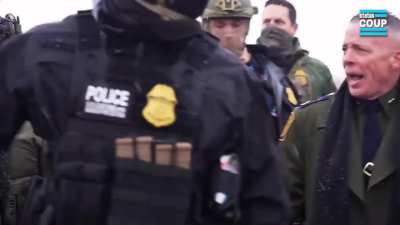 Greg Bovino and the Lollipop Guild 📏 Face Protesters at Minneapolis' Whipple Federal Building