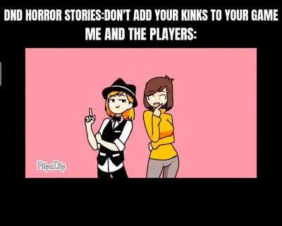 Player love having kinks in games,player that don't just wanna see different kinks