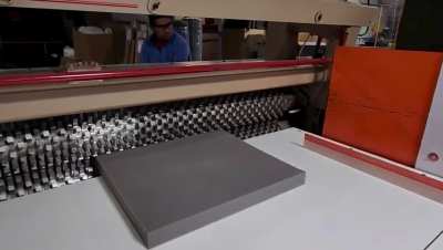 Cutting Convoluted Foam