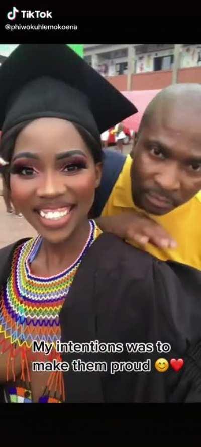 Making stepdad proud