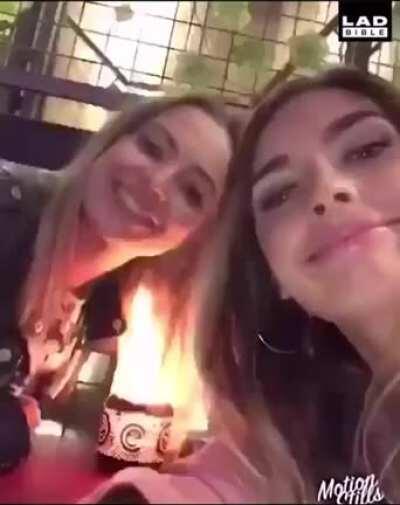 HMC while I take a selfie on fire