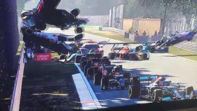 The safety car returns