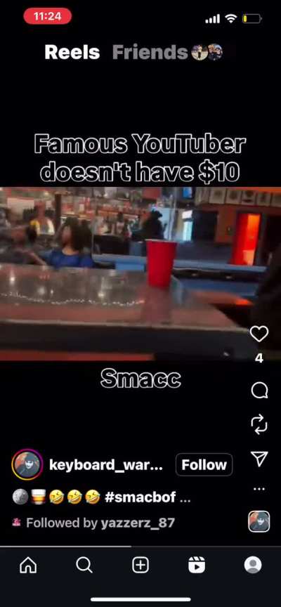 Tf smacc going on🤣 this popped up in my feed. It was posted an hour ago