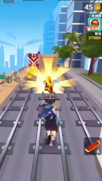 Genshin temple run 💀