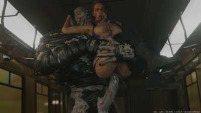 Jill fucked by Nemesis (SavageCabbage)