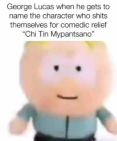 Wouldn’t be Lucas without the stupidest most on-the-nose naming conventions you’ve ever heard in your entire godam life