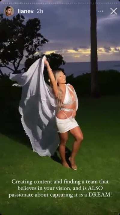 In her bday dress 😍