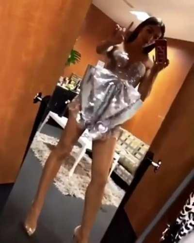 The way she looks in that dress...