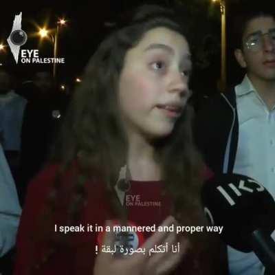 I don't say let's burn their villages, I just say that they should get out from it, and we take over the land